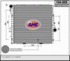 AHE 104.085 Radiator, engine cooling